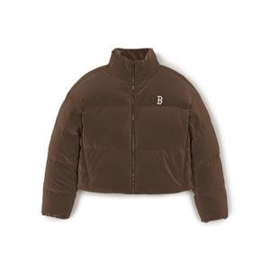 MLB  (3FDJB4056-43BRS) 여성 크롭 매트유광 커브패딩