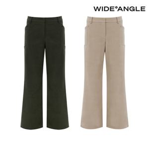 [와이드앵글] WWW25372 여성 CO 코듀로이 와이드 팬츠