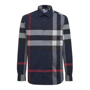 25FW Burberry 코튼 셔츠 with 체크 motif 8073216