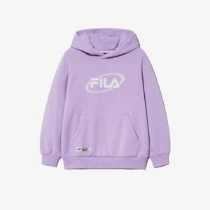 휠라키즈후드티 TQJ FK2POG4201X-LVD 로고 변형 후드 맨투맨