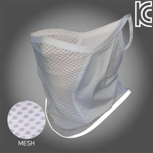 MCN/엠씨엔 리플렉터 메쉬마스크 화이트 자전거마스크