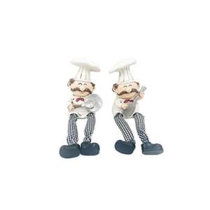 아트박스/컨츄리아이템 구스토 주방장 앉은 인형 2종