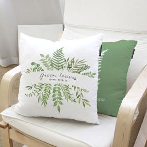 상상후 심플 예쁜쿠션 45x45cm 그린리브즈