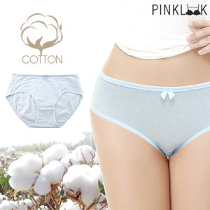 [핑크룩] 40수  90~110 데일리 면스판 요일팬티1P/블루