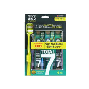 페리오 토탈7메디컬허브 프레시 칫솔 4개입