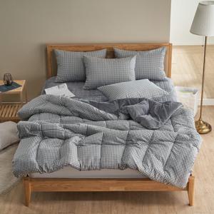 [르헤브] 리얼체크 밍크 극세사 차렵이불 패드세트 (Q/퀸)