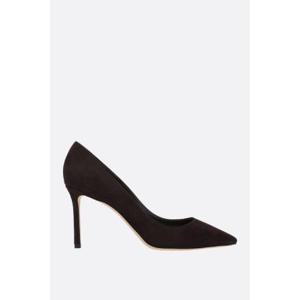 JIMMY CHOO 로미 스웨이드 펌프스 ROMY85KDUCOFFEE