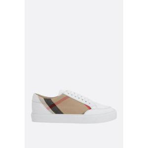 BURBERRY Salmond sneakers in canvas and smooth leather 8056712A1462