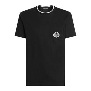 돌체앤가바나   반팔 티셔츠 FW25 G8RA2ZFU7EQN0000 6250028 Black