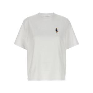 메종키츠네   반팔 티셔츠 FW25 PW00121KJ0119P100 6208742 White