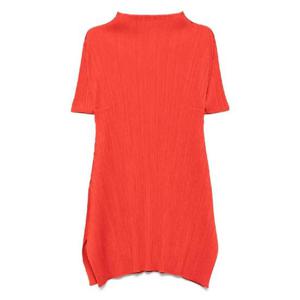 플리츠 플리즈   반팔원피스 FW25 PP58JT11225 6210294 Red