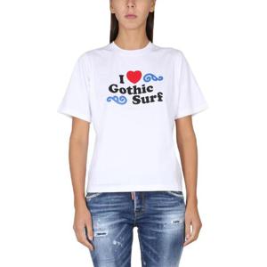 디스퀘어드2   반팔 티셔츠 SS23 S75GD0325S24387100 1133229 WHITE