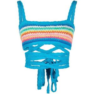 알라누이   민소매 티셔츠 SS23 LWHA086S23KNI0018484 1314231 Blue