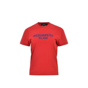 디스퀘어드2   반팔 티셔츠 FW25 S75GD0471D20020972 6158732 Red