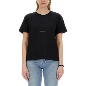 생로랑   반팔 티셔츠 SS25 460876YB2DQ1000 4980795 BLACK