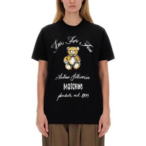 모스키노   반팔 티셔츠 FW25 071054411555 2792915 BLACK