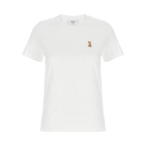 메종키츠네   반팔 티셔츠 FW25 PW00122KJ7026P100 6209961 White