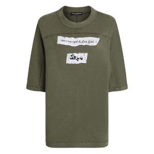 돌체앤가바나   반팔 티셔츠 FW25 F8V80TGDDI2V4026 6397111 Green