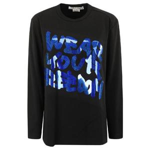 꼼데가르송   긴팔 티셔츠 FW24 RNT004W24 1 3574529 BLACKBLUE