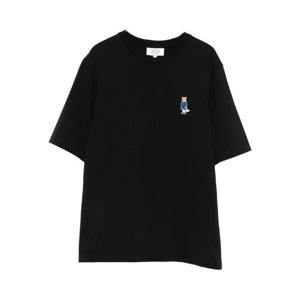 메종키츠네   반팔 티셔츠 FW25 PW00121KJ0119P199 6336365 Black