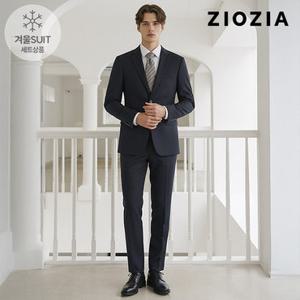 [지오지아] 울혼방 솔리드 네이비 미라클 정장세트 (ABD4SB1201_ABD4SP1201_DNV)