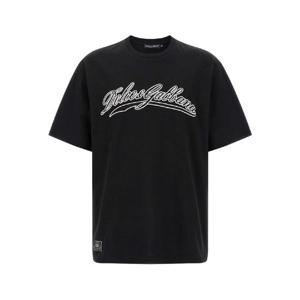 돌체앤가바나   반팔 티셔츠 FW25 G8PN9ZG7PIXN0000 6396637 Black