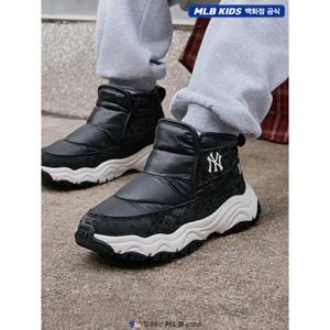 [백화점][MLB키즈US] (7AWBCB156-50BKS) [170-230 size] 에어 데일리 패딩 부츠 로우 아동부츠 키즈부츠