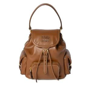 25 FW 미우미우 레더 백팩 5BZ043VOOO2CRW TP437475545