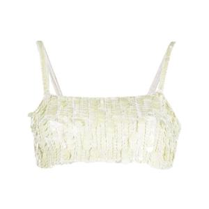 25 FW PAROSH 시퀸 장식 크롭 탑 D311530GENDER TP432123247