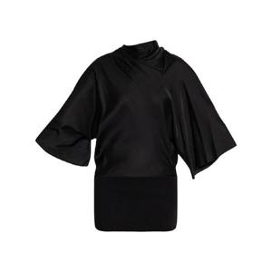 25 FW 릭오웬스 실린더 드레이프 소매 탑 RP02D3231SCH TP432177021