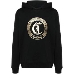 25 FW 저스트 카발리 로고 아플리케 후드티 77OAIT01CF500 TP432206575