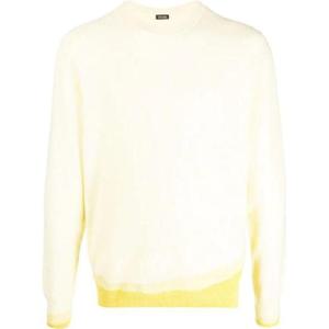 25 FW Zegna 골지 니트 크루 넥 스웨트셔츠  UBP23A5CRW TP432312302