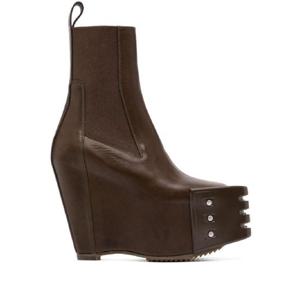 25 FW 릭오웬스 그릴드 웨지 비틀 부츠 RO02D3848 TP432285328