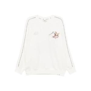 25 FW BAPE BLACK A BATHING APE 로고 자수 스웨트셔츠 001SWK701301M TP440902361