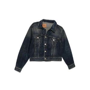 25 FW 발렌시아가 오프숄더 데님 재킷 838699TSW72 TP441296144