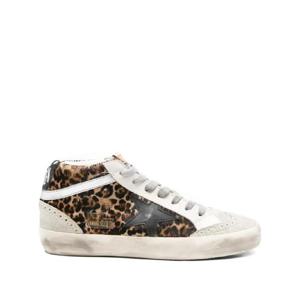 25 FW Golden Goose 미드 스타 레오파드 프린트 스니커즈 GWF0122F03766 TP441442856