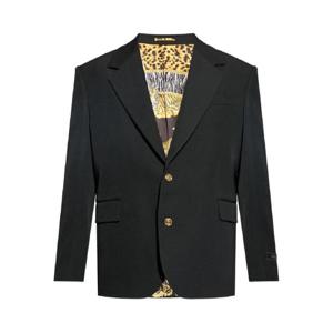 25 FW 베르사체 골드톤 버튼 울 블레이저 10215271A09838 TP441668336