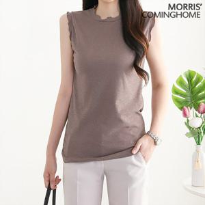 [한정/특가][모리스커밍홈]날날이 민소매 린넨 티셔츠_M2206TS088B