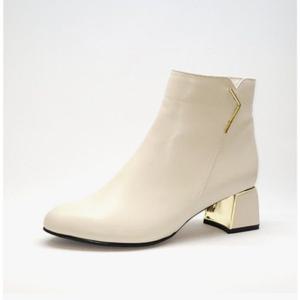 탠디 여성화 세미 캐쥬얼 앵글부츠 821703 C-1102 아이보리 5CM