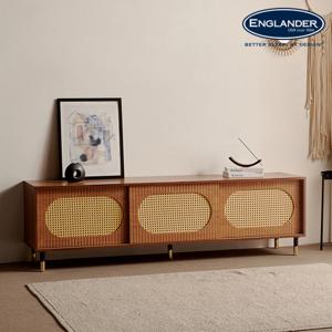 잉글랜더 NEW 알로하 템바보드 라탄 1800 거실장 A타입