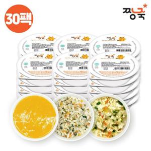 [짱죽]골고루 이유식 죽2+진밥_30팩