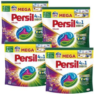 퍼실 딥클린 플러스 4in1 세탁 캡슐 세제 디스크 칼라젤 216개입