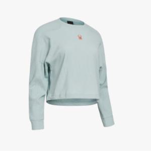 [스파이더] 여성 트레이닝 드롭 숄더 긴팔 티셔츠 SPHFCNRL251WLMT