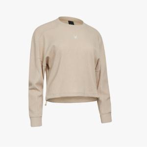 [스파이더] 여성 트레이닝 드롭 숄더 긴팔 티셔츠 SPHFCNRL251WBEG