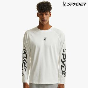 [스파이더] 공용 슬리브 롱 슬리브 티셔츠 SPHFCNRL303UWHT