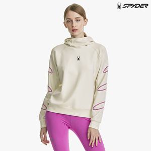 [스파이더] 여성 프로웹 러닝 후드 티셔츠 SPGWCNHD281WIVY