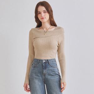 [포커스]오프숄더슬림골지니트 PBBF3F3KT2071