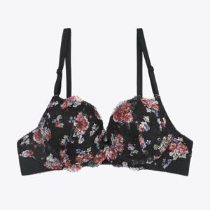 [보디가드]꽃나염 블랙 레이스 브라 BGWBZ701