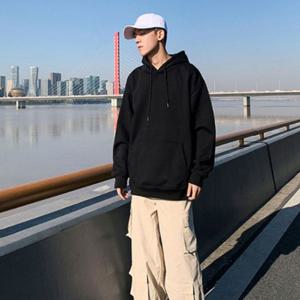 후드티셔츠 무지긴팔 기모안감 커플 IS-TS02