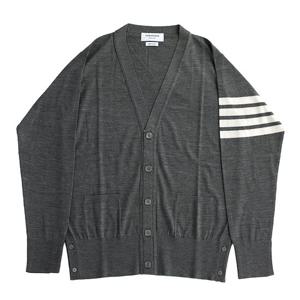 톰브라운 남성 메리노 울 가디건 MKC002A-Y1014 038 (MED GREY)